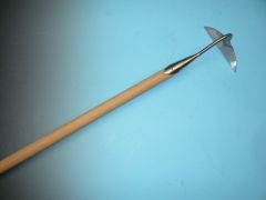Bietenhak RVS 20cm met Atlas steel 170x3,0cm