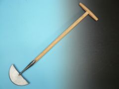Graskantsteker DeWit met houten steel