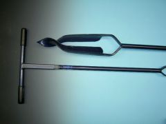 Grondboor DeWit 12 cm gedraaide punt verlengbaar