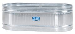 Verzinkte metalen ovale weidedrinkbak, 850 liter