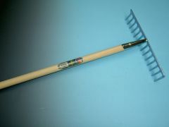 Tuinhark 14 tands verzinkt met steel 150x2,8cm