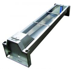 Snelafvoer drinkbak RVS 230 cm.