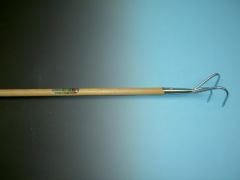 Krabber 3-tands met Atlas steel 150x2,8cm