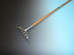 Rozenhark metaal verzinkt met Atlas steel 150 x 2,4cm