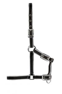 Halster USG zwart/grijs maat Pony