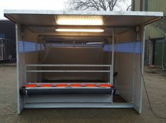 Mobiele kalverstal - groepshok 6 kalveren