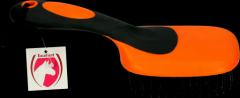 Excellent staart en manen borstel oranje/zwart