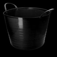 Emmer V-Trug Flexi Zwart 65 l