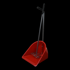 Mestboy opraapbak 78 cm + hark 85 cm rood