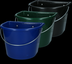 Voerbak 15 l + ophang + hengsel donkerblauw