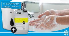 Tot 20 maart 2020 gratis 5 liter handzeep