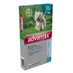 Advantix 100/500 Spot-on 4-10 kg 4 pipetten
