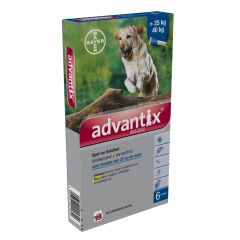 Advantix 400/2000 Spot-on > 25kg 6 pipetten