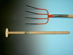 Rieksteel Atlas 95 cm met aangesmede veren