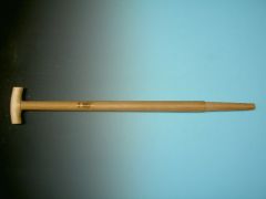 Spadesteel Hickory 80 cm met Engelse kruk
