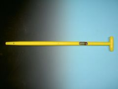 Schopsteel Atlas recht 100 cm met fiberkern