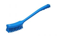 Afwasborstel Resin Vikan lange steel 41853 blauw