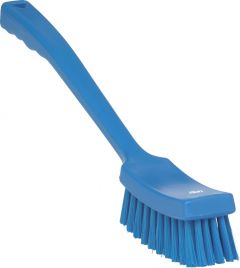 Afwasborstel Vikan lange steel 41833 blauw