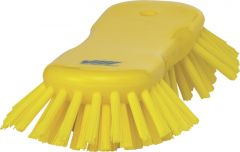 Handborstel Vikan extra hard 38926 geel 25 cm