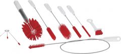 Borstel set Vikan 53584 rood