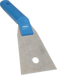 Handschraper Vikan RVS 40503 blauw 24 cm