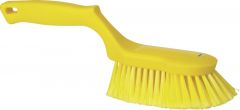 Handborstel Vikan zacht/split 41676 geel 33 cm
