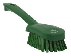 Afwasborstel Vikan korte steel hard 41892 GROEN