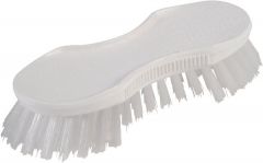 Wasborstel kunststof wit nylon