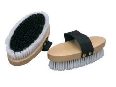 Paardenrosborstel nylon zacht (M)