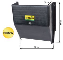 Kunststof hooidispenser voor paarden, inhoud 200 liter