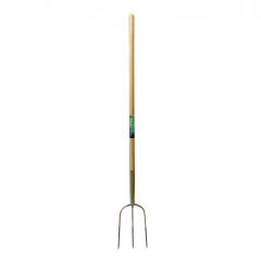 Hooiriek met 3 tanden, met steel 150 cm