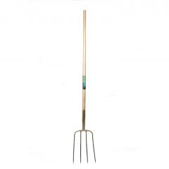 Hooivork / mestvork 4 tanden, met steel 130 cm