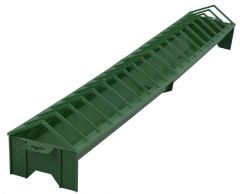 Voerbak pluimvee 100 cm kunststof