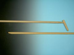 Schoffelsteel 160 x 2,8 cm met excentrische punt