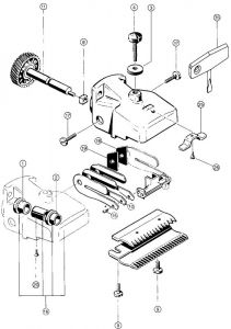 Excenteras met tandrad GT367/812