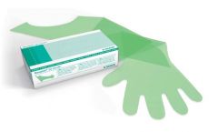 Baarmoederhandschoen Braun met schouderprotector