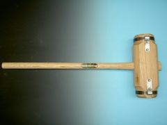 Sleg hout Fries model met Atlas steel 100 cm