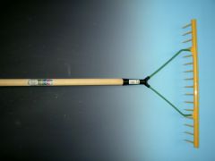 Hooihark recht 16-tands met Atlas steel 160cm