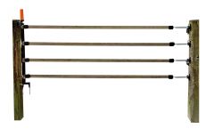 Doorgang poortset 4x 40mm terra lint, 6 meter