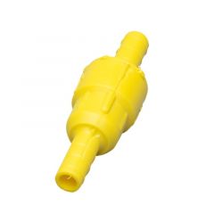 Terugslagventiel (midden) Hiko geel 8 mm
