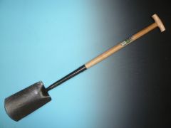 Spade met zwanenhals geëpo x eerd en T-steel