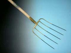 Bladvork Offner 5-tands 45cm met Atlas steel 130cm