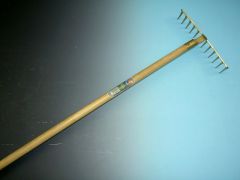Tuinhark 12t gebogen incl. dul en steel 160x2,8cm