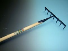 Zaadhark DeWit 7 tands met steel 160x3,2cm