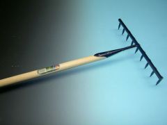 Zaadhark DeWit 9 tands met steel 160x3,2cm