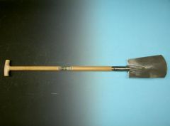 Spade Diamant gepolijst met steel 95cm