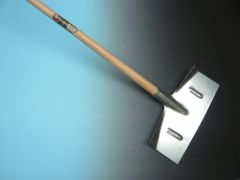 Slijk/sneeuwschuiver 40 cm met steel