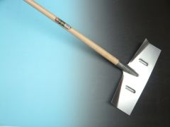Slijk/sneeuwschuiver 50 cm met steel