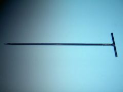 Draadpen 600 x 10 mm met T-kop 12 cm