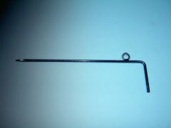 Draadpen 400 x 10 mm met haakse kop